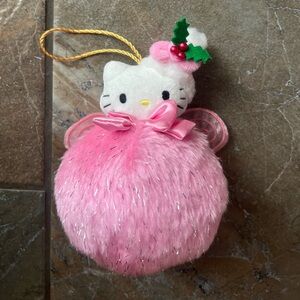 Hello Kitty Pink Plush Ornament